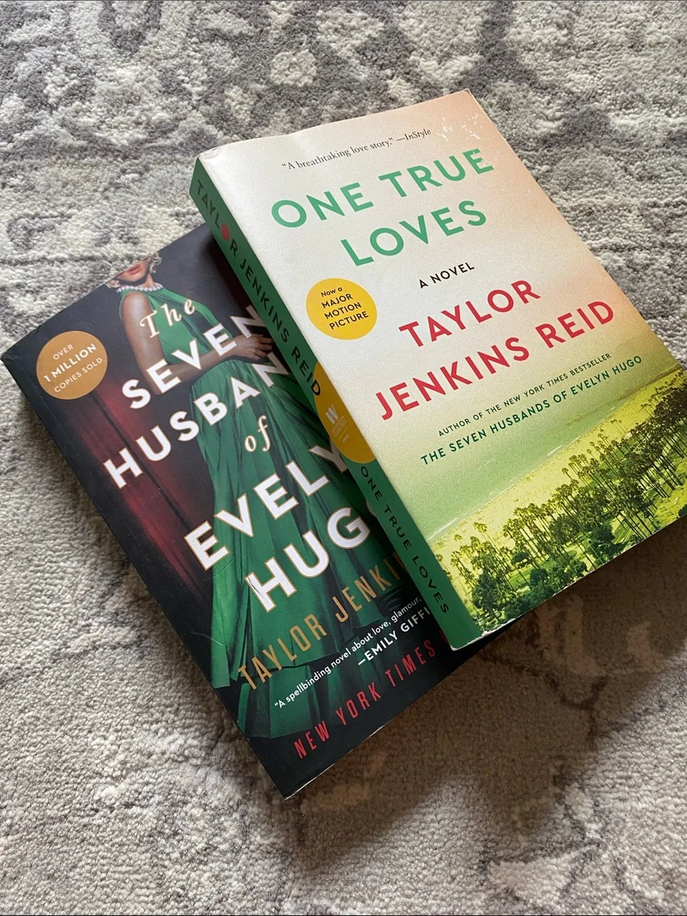 One True Loves and The seven husbands of Evelyn Hugo Paperback Novels
